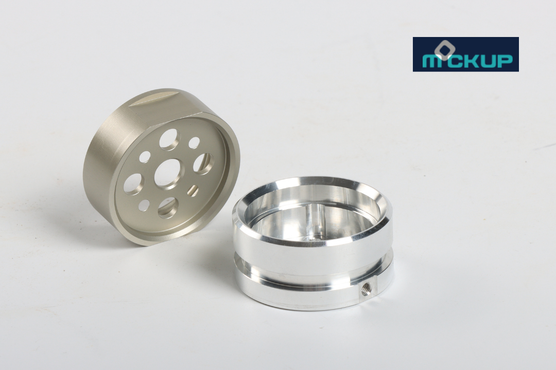 Precision CNC turned rings with controlled bores