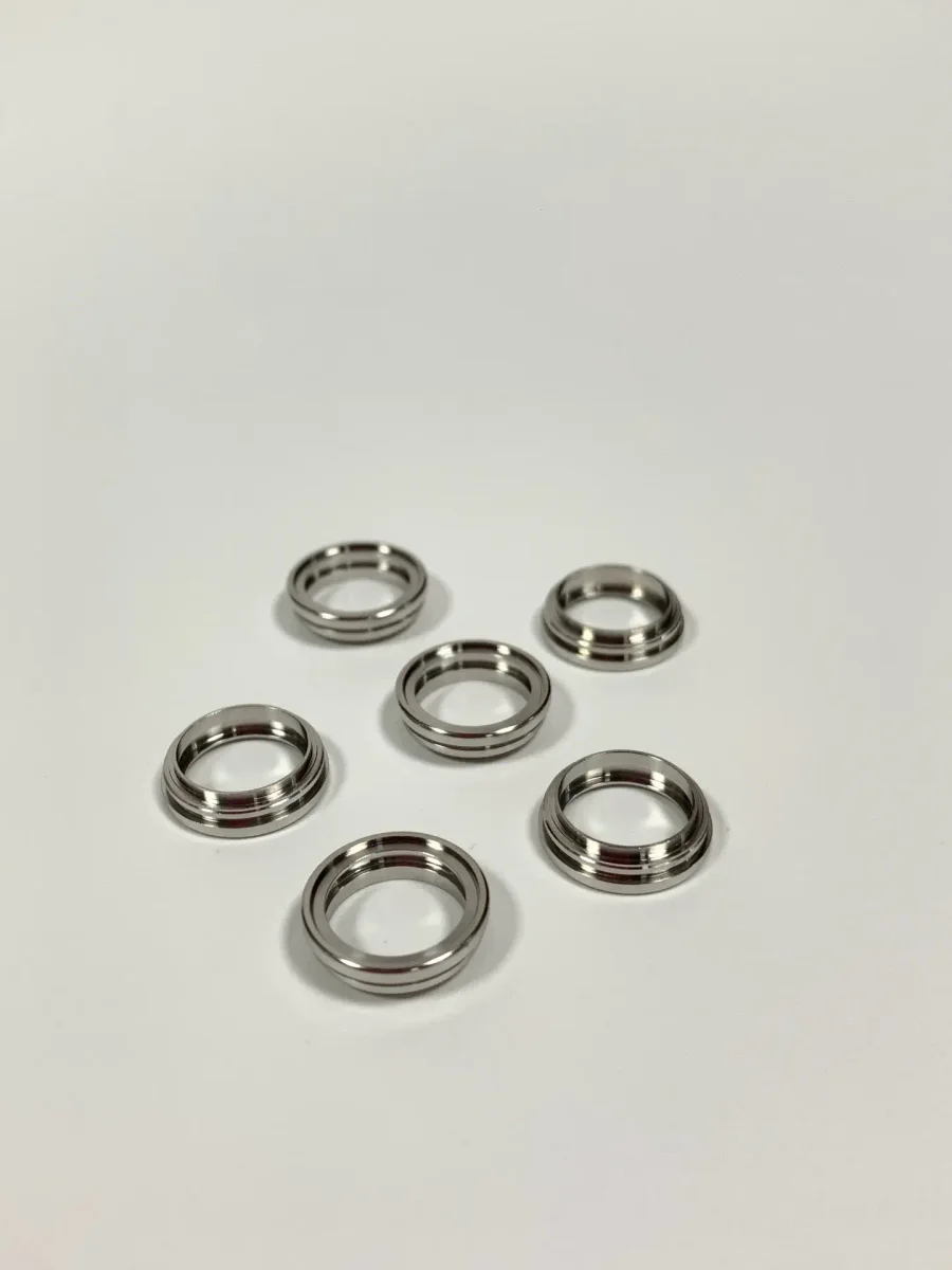 Precision small turned parts with back working