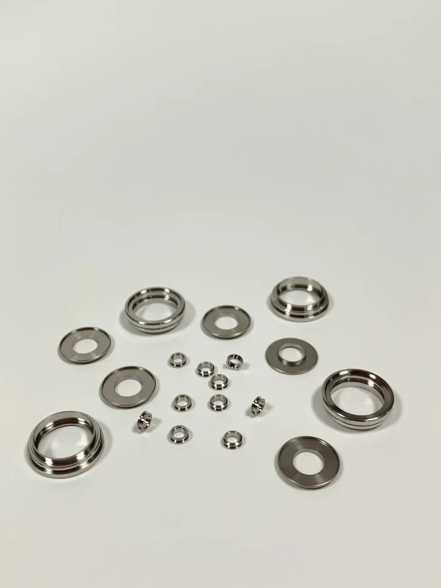 Swiss machined stainless steel components