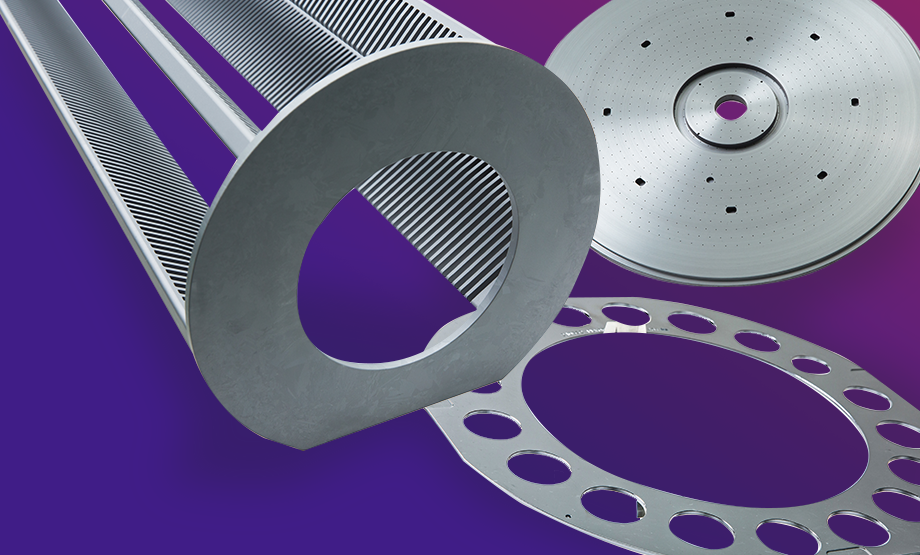 Polished semiconductor process components
